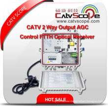 CATV 2way Output Agc Control FTTH Optical Receiver
